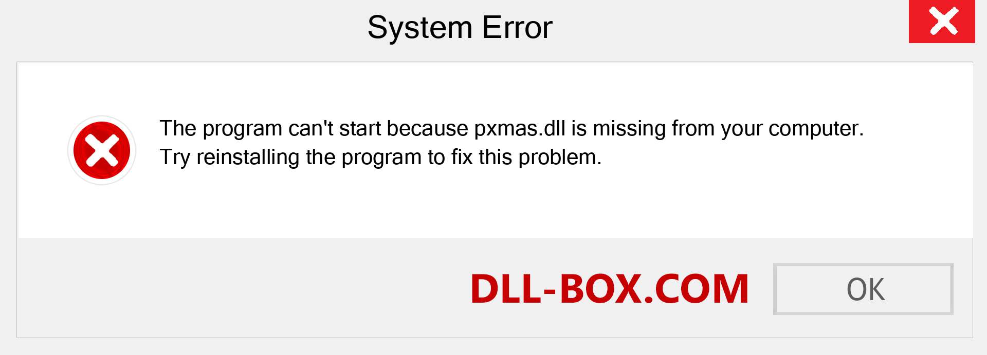  pxmas.dll file is missing?. Download for Windows 7, 8, 10 - Fix  pxmas dll Missing Error on Windows, photos, images
